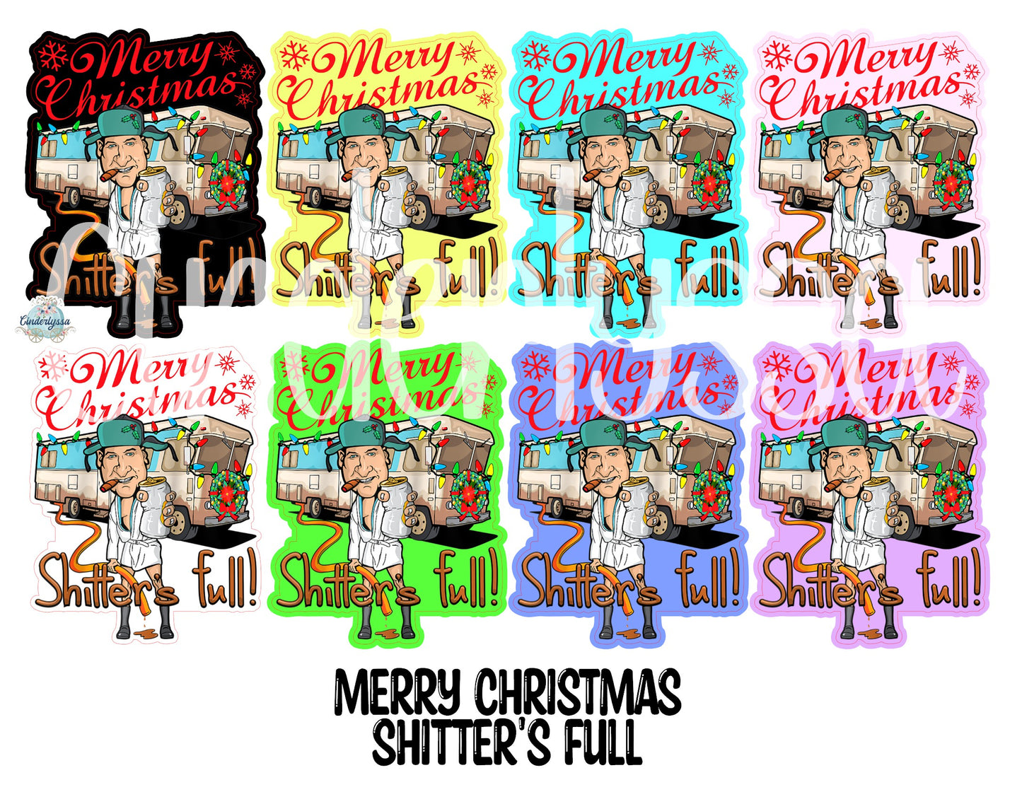 Merry Christmas Shitter's Full: Large Christmas Movie Inspired Cardstock Silicone Mold, Aroma Bead Molds