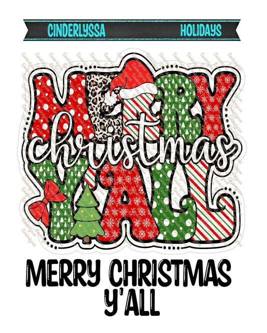 Merry Christmas Y'all Cardstock Silicone Mold, Aroma Bead Molds, Premium Cardstock Images, Car Freshie Mold
