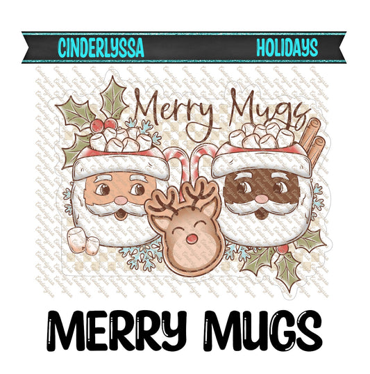 Merry Mugs Cardstock Silicone Mold, Aroma Bead Molds, Premium Cardstock Images