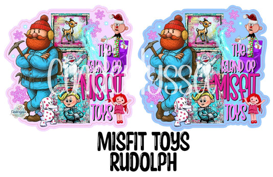 Misfit Toys Rudolph Cardstock Silicone Mold, Aroma Bead Molds, Premium Cardstock Images