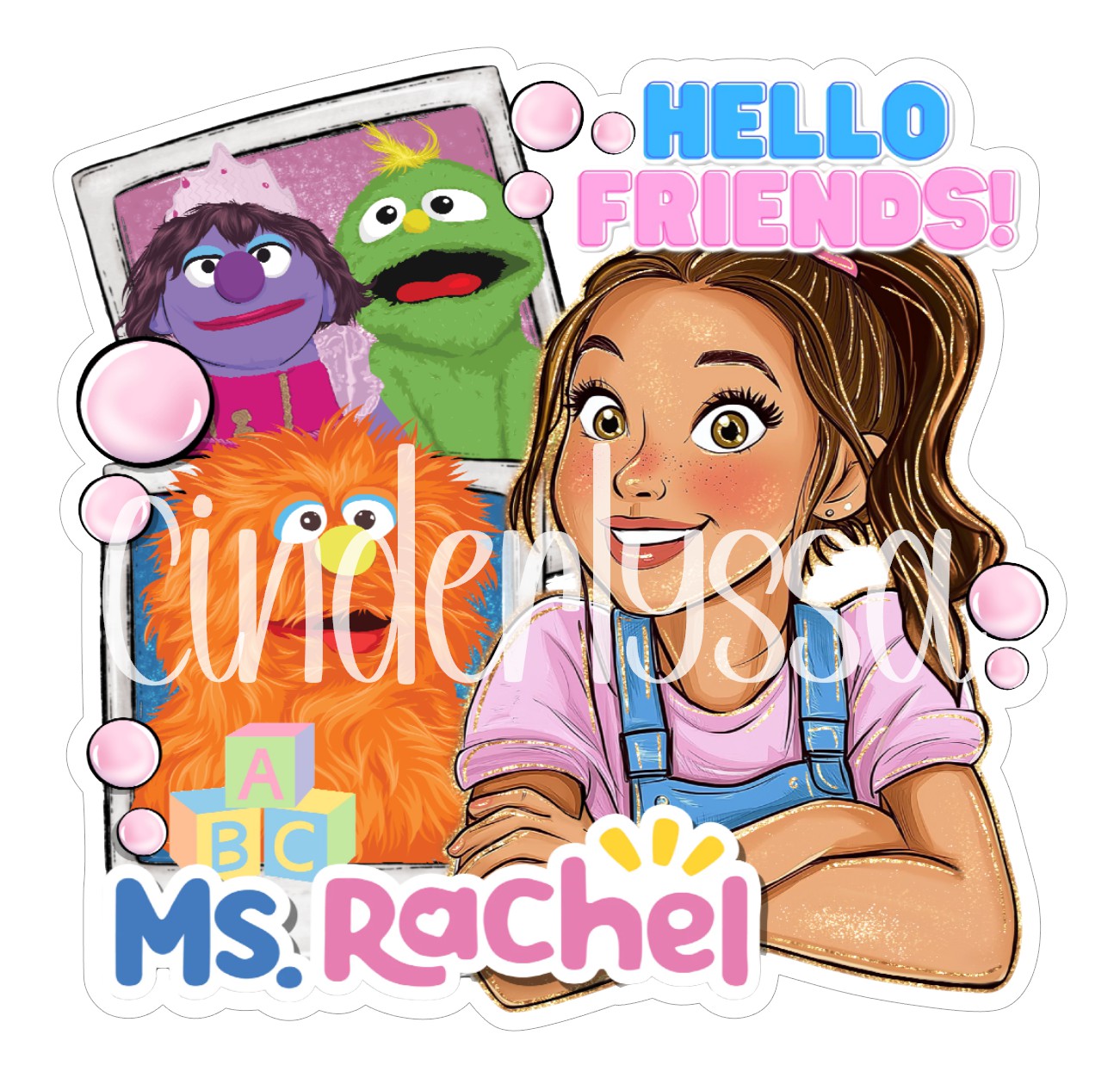 Ms Rachel Collage Cardstock Silicone Mold, Aroma Bead Molds, Premium Cardstock Images