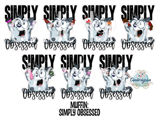 Muffin: Simply Obsessed Cardstock Silicone Mold, Aroma Bead Molds, Premium Cardstock Images