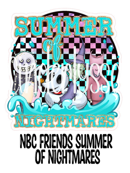 NBC Friends Summer of Nightmares Cardstock Silicone Mold, Aroma Bead Molds, Premium Cardstock