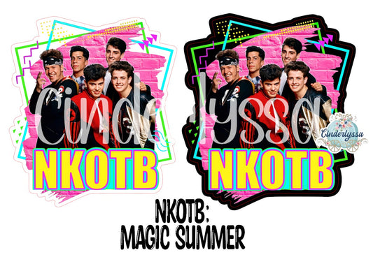 NKOTB: Magic Summer Cardstock Silicone Mold, Aroma Bead Molds, Premium Cardstock Images