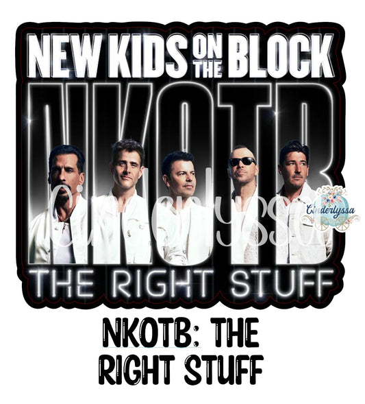 NKOTB: The Right Stuff Cardstock Silicone Mold, Aroma Bead Molds, Premium Cardstock Images