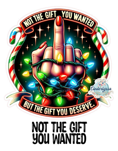 Not The Gift You Wanted Cardstock Silicone Mold, Aroma Bead Molds, Car Freshies, Premium Cardstock Images