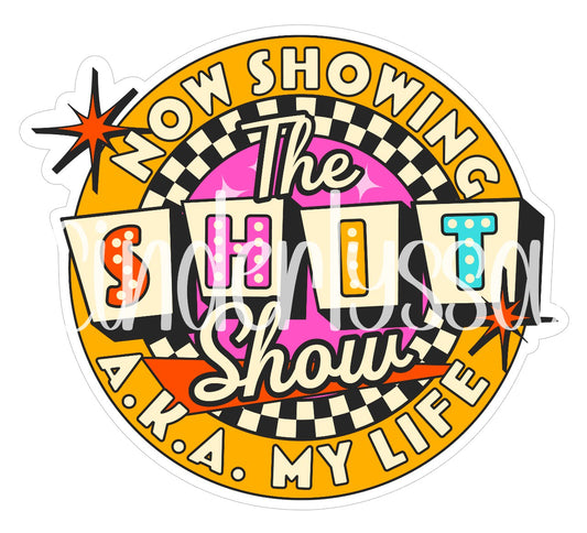 Now Showing The Shit Show AKA My Life Cardstock Silicone Mold, Aroma Bead Molds