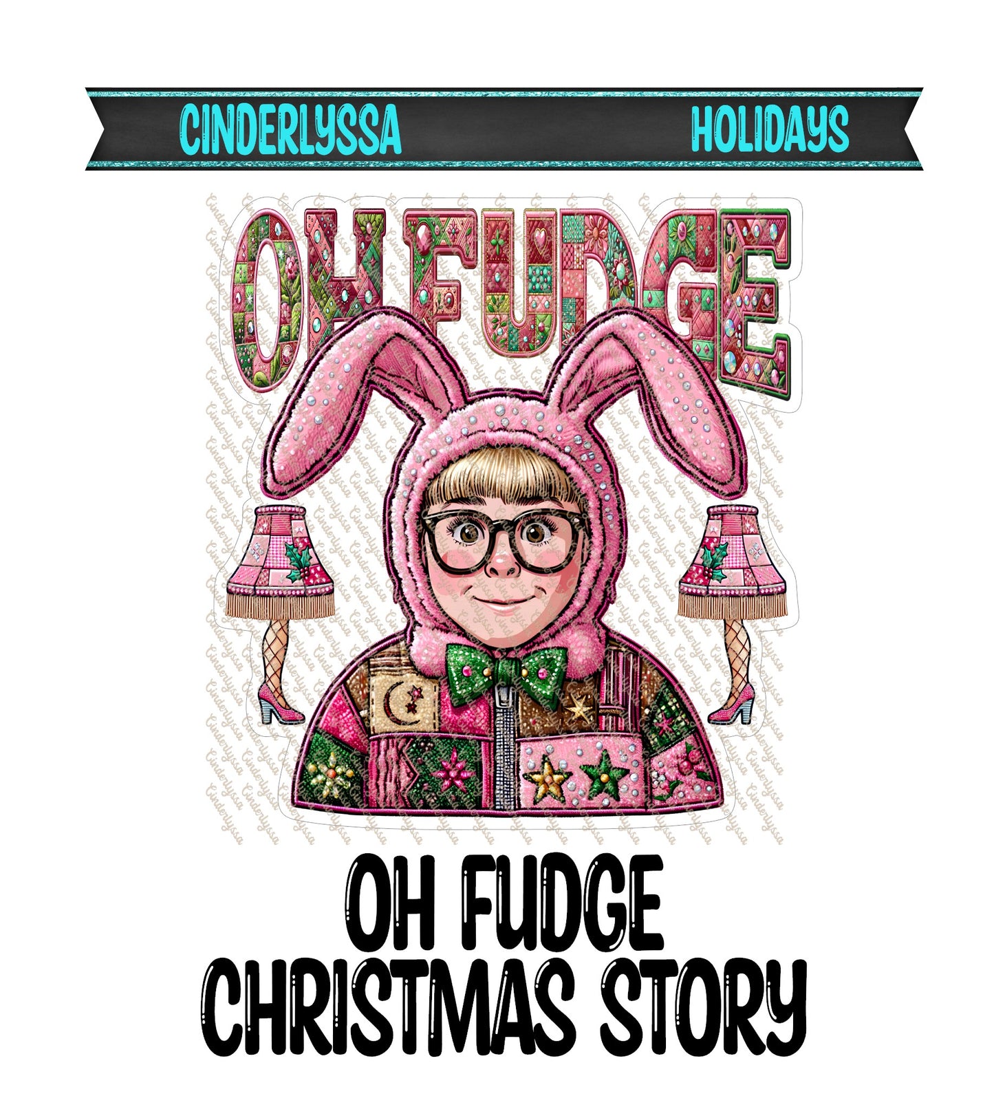 Oh Fudge Christmas Story Cardstock Silicone Mold, Aroma Bead Molds, Premium Cardstock Images, Car Freshie