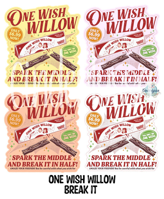 One Wish Willow Break It Cardstock Silicone Mold, Aroma Bead Molds, Premium Cardstock Images