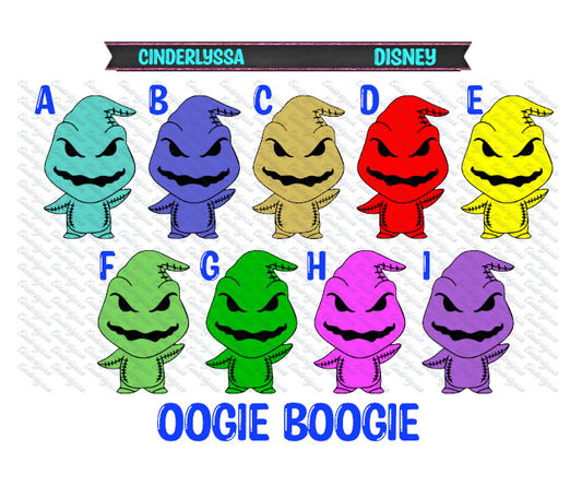 Nightmare Oogie Boogie Halloween Cardstock Silicone Mold, Aroma Bead Molds