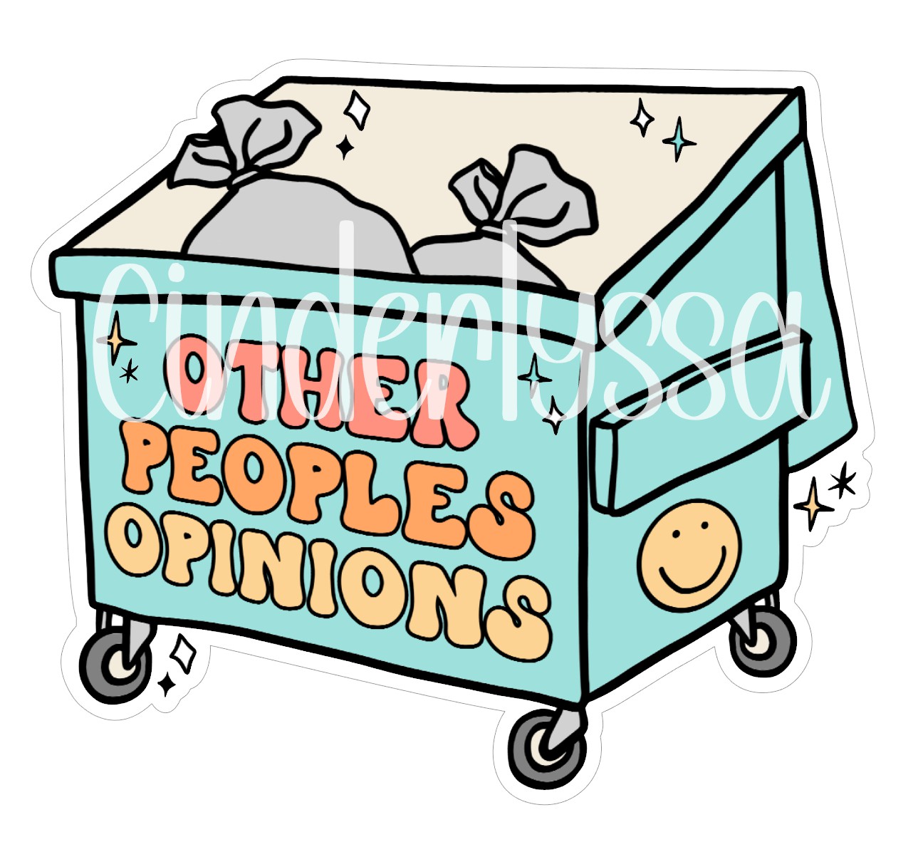 Other Peoples Opinions Dumpster Cardstock Silicone Mold, Aroma Bead Molds, Car Freshies, Premium Cardstock Images
