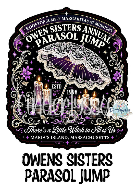 Owens Sisters Parasol Jump Cardstock Silicone Mold, Aroma Bead Molds, Premium Cardstock Images