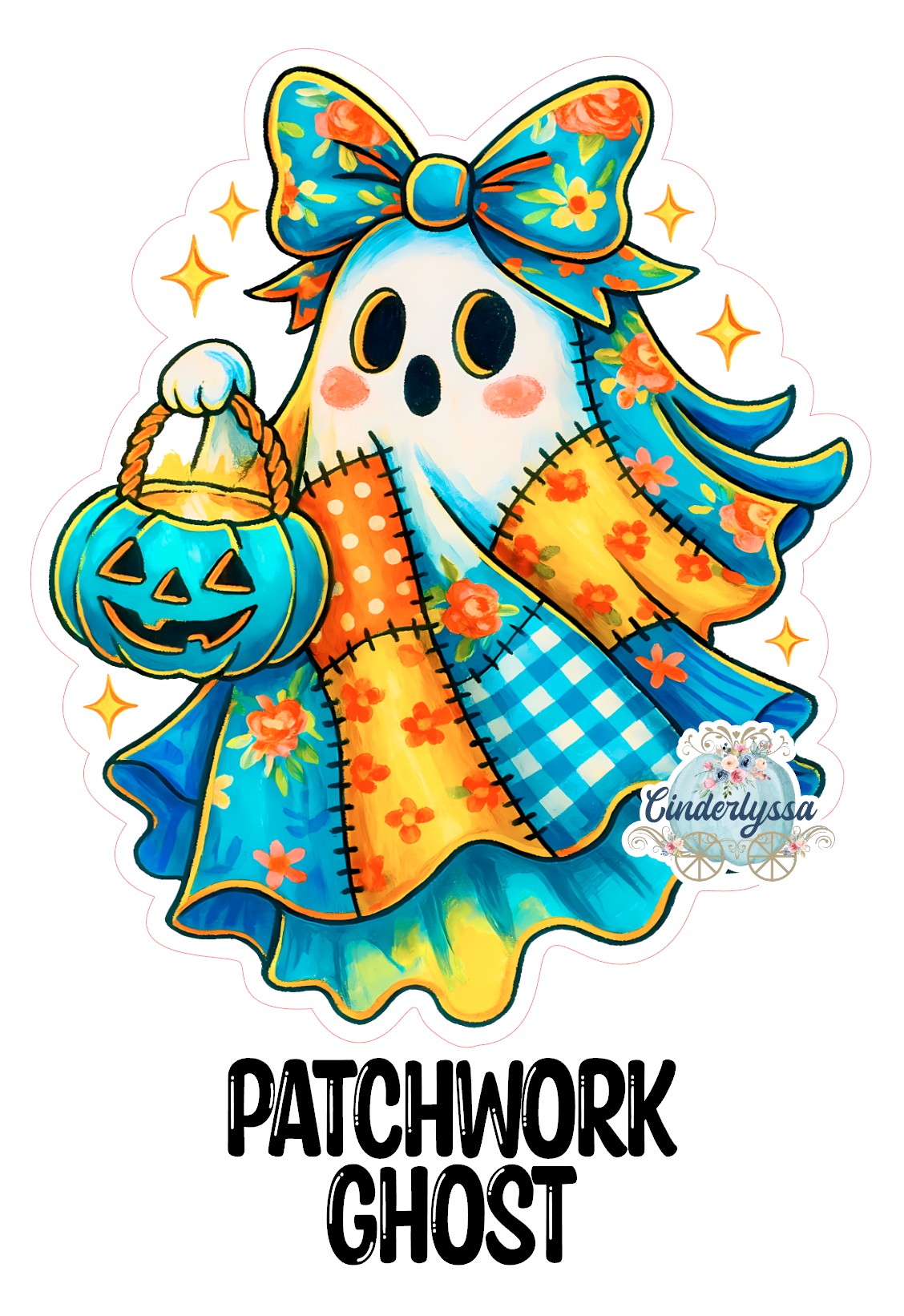 Patchwork Ghost Cardstock Silicone Mold, Aroma Bead Molds, Premium Cardstock Images