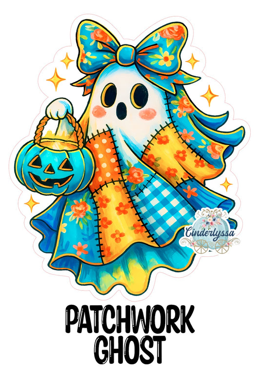 Patchwork Ghost Cardstock Silicone Mold, Aroma Bead Molds, Premium Cardstock Images