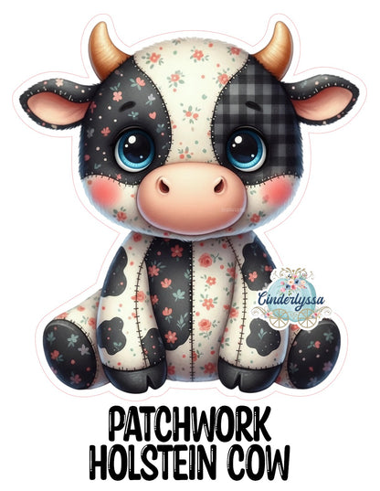 Patchwork Holstein Cow Cardstock Silicone Mold, Aroma Bead Molds, Premium Cardstock Images