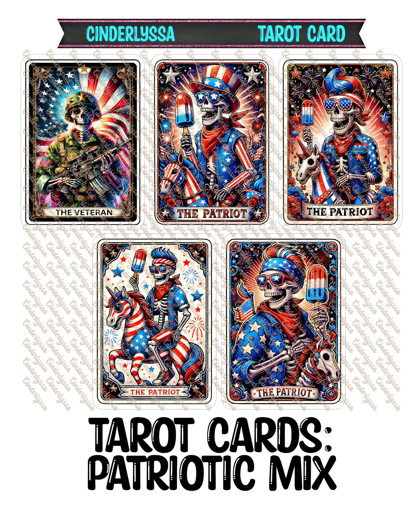 Tarot Cards: Fall, Halloween, Christmas, Professions, Patriotic, Vol. 4, Sun and Moon Dual Cavity Cardstock Silicone Mold, Aroma Bead Molds, Premium Cardstock Images