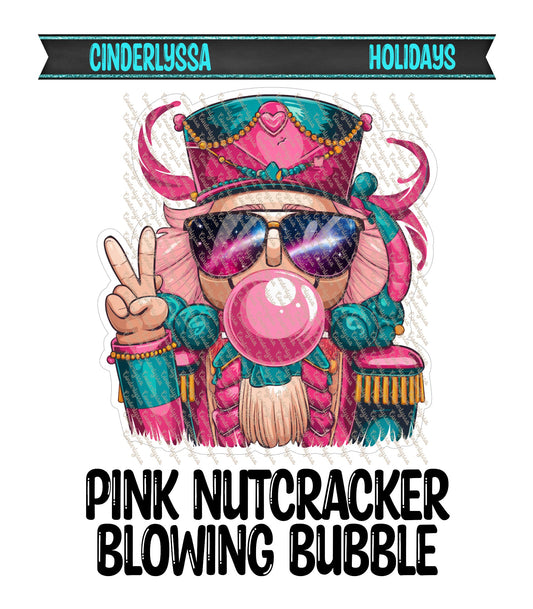 Pink Nutcracker Blowing Bubble Cardstock Silicone Mold, Aroma Bead Molds, Premium Cardstock Images