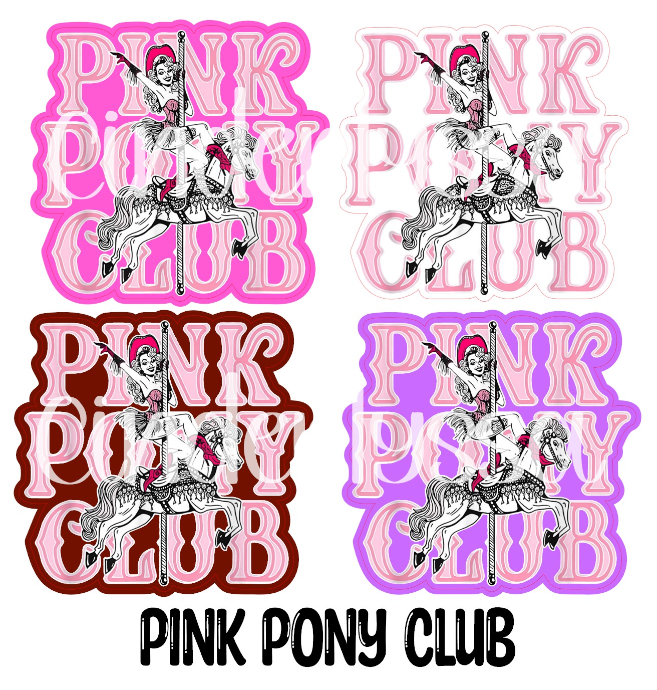 Pink Pony Club Cardstock Silicone Mold, Aroma Bead Molds, Premium Cardstock Images
