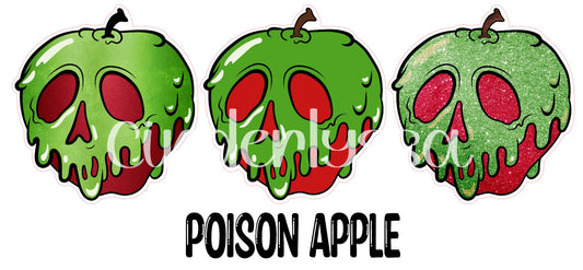 Poison Apple: Snow White Movie Inspired Cardstock Silicone Mold, Aroma Bead Molds, Premium Cardstock Images