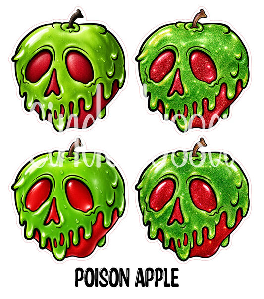 Poison Apple: Snow White Movie Inspired Cardstock Silicone Mold, Aroma Bead Molds, Premium Cardstock Images