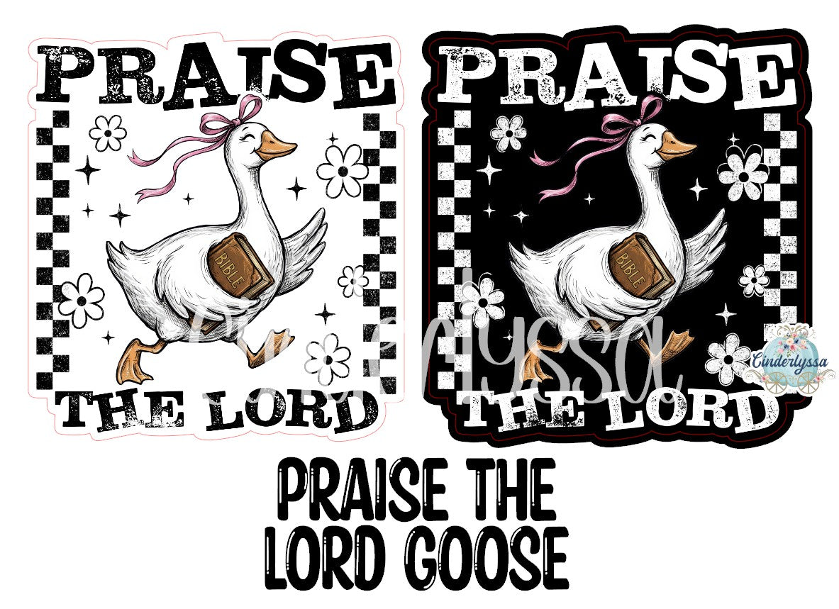 Praise The Lord Goose Cardstock Silicone Mold, Aroma Bead Molds, Premium Cardstock Images