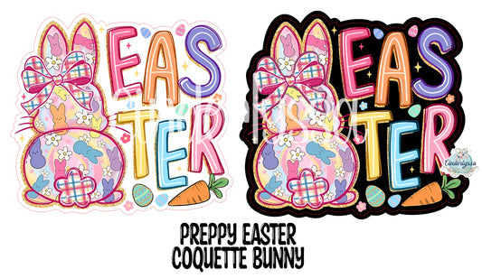 Preppy Easter Coquette Bunny Cardstock Silicone Mold, Aroma Bead Molds, Premium Cardstock Images