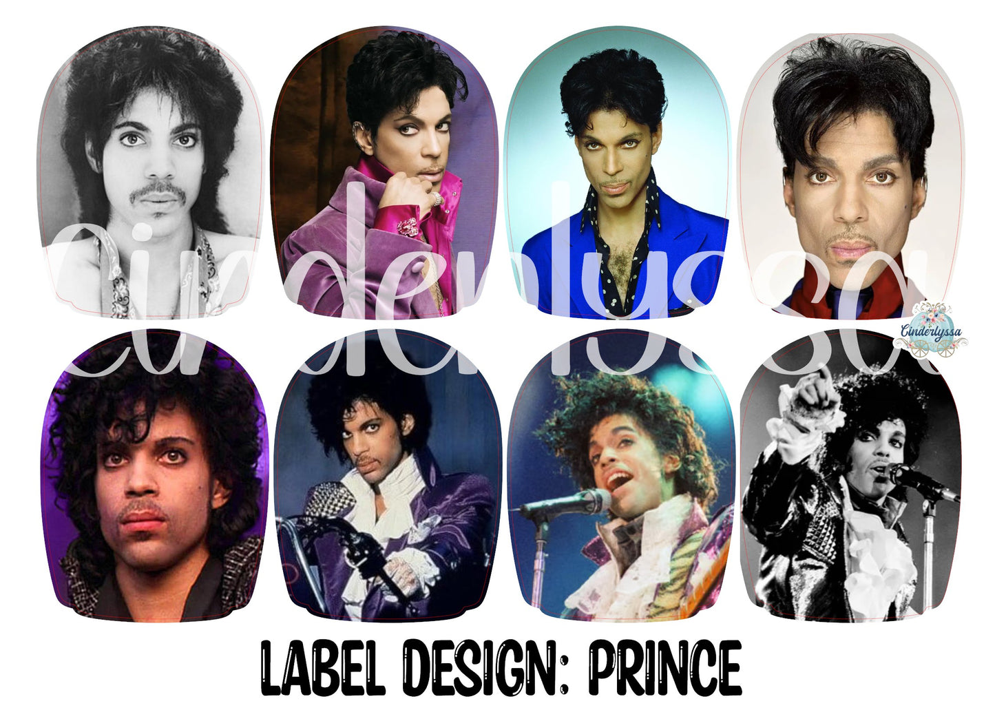 Label Design: Prince Mix Cardstock Silicone Mold, Aroma Bead Molds, Car Freshies, Premium Cardstock Images