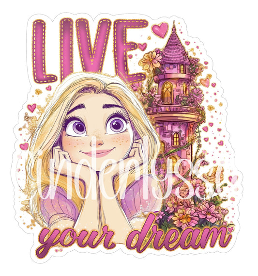 Rapunzel: Live Your Dream - Golden Hair, Floating Lights, Flynn Rider Cardstock Silicone Mold, Aroma Bead Molds, Premium Cardstock Images