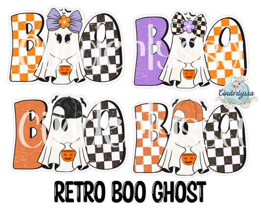 Retro Boo Ghost Cardstock Silicone Mold, Aroma Bead Molds, Car Freshies, Premium Cardstock Images