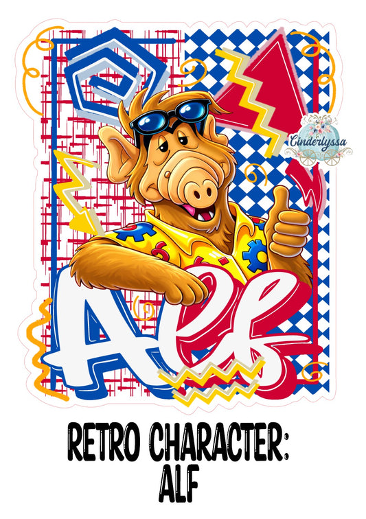 Retro Character Alf Cardstock Silicone Mold, Aroma Bead Molds, Premium Cardstock Images