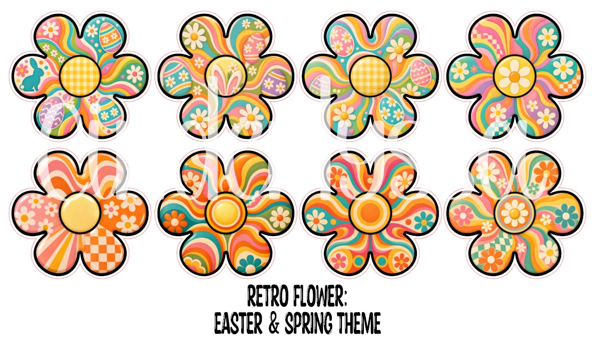Retro Flower Cardstock Silicone Mold, Aroma Bead Molds, Premium Cardstock