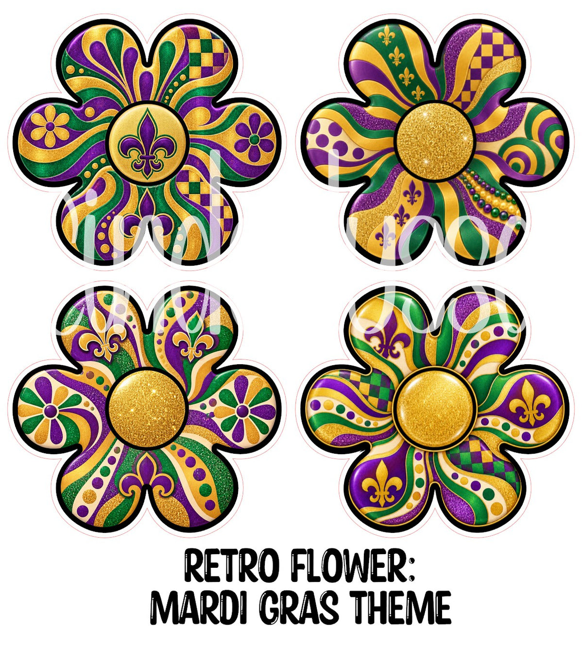 Retro Flower Cardstock Silicone Mold, Aroma Bead Molds, Premium Cardstock