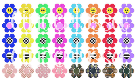 Retro Flower Cardstock Silicone Mold, Aroma Bead Molds, Premium Cardstock