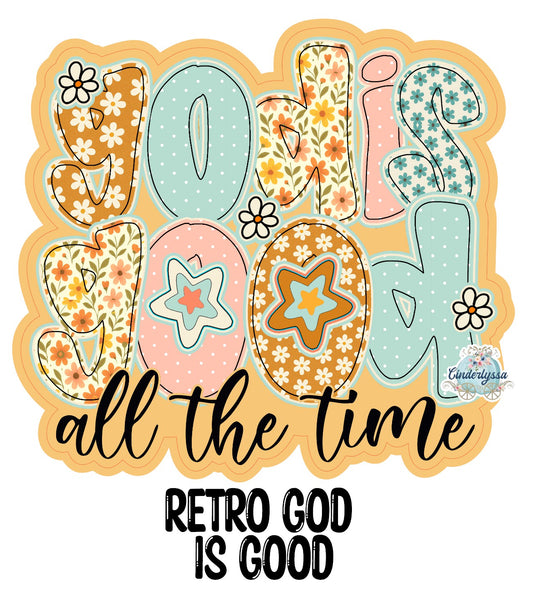 Retro God Is Good Cardstock Silicone Mold, Aroma Bead Molds, Premium Cardstock Images