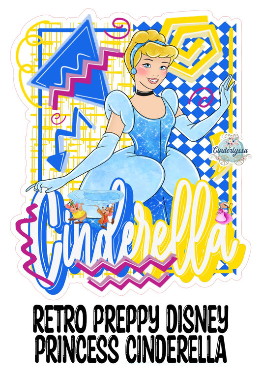 Retro Preppy Disney Princess Cinderella Cardstock Silicone Mold, Aroma Bead Molds, Premium Cardstock Images