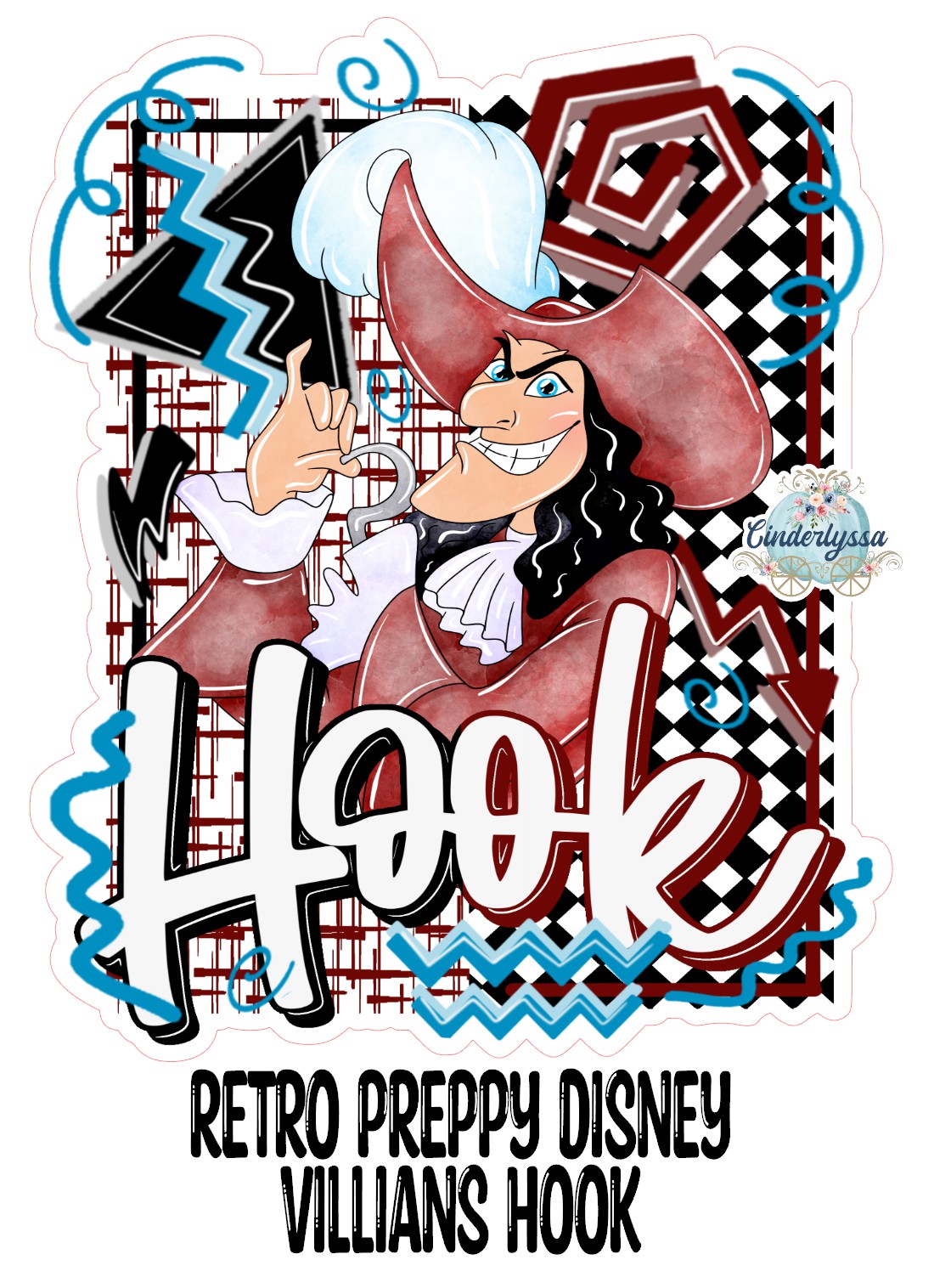 Retro Preppy Disney Villians Hook Cardstock Silicone Mold, Aroma Bead Molds, Premium Cardstock Images