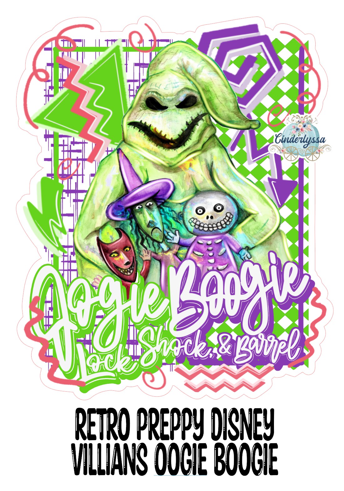 Retro Preppy Disney Villians Oogie Boogie Cardstock Silicone Mold, Aroma Bead Molds, Premium Cardstock Images