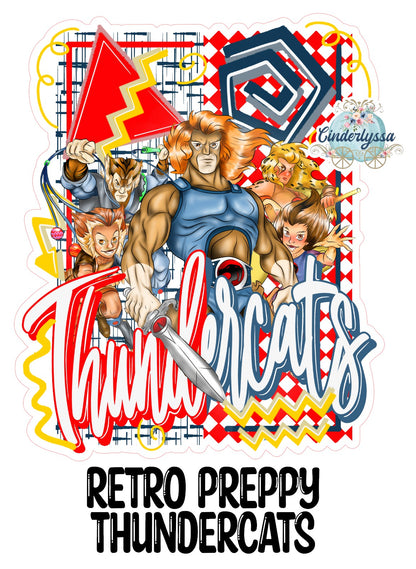 Retro Preppy Thundercats Cardstock Silicone Mold, Aroma Bead Molds, Premium Cardstock Images