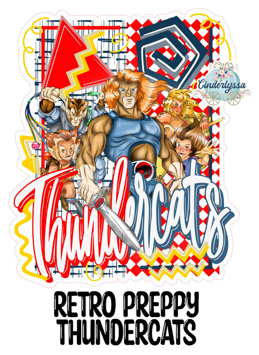 Retro Preppy Thundercats Cardstock Silicone Mold, Aroma Bead Molds, Premium Cardstock Images