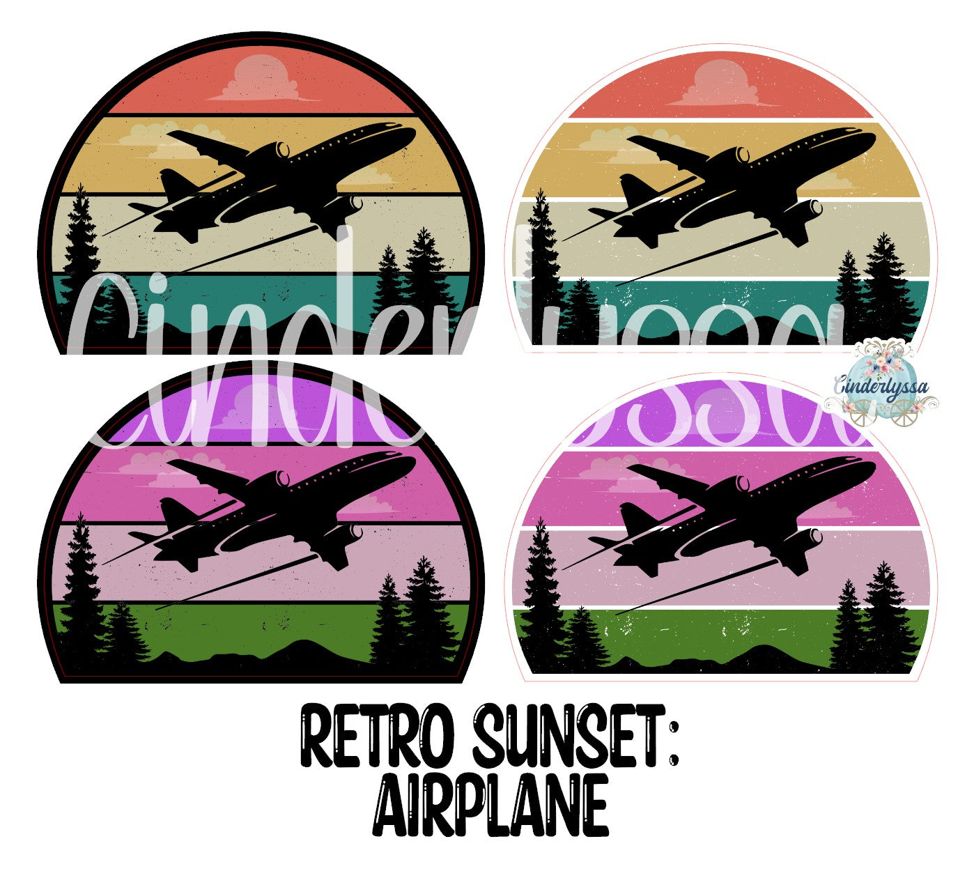 Retro Sunset Cardstock Silicone Mold, Aroma Bead Molds, Premium Cardstock Images