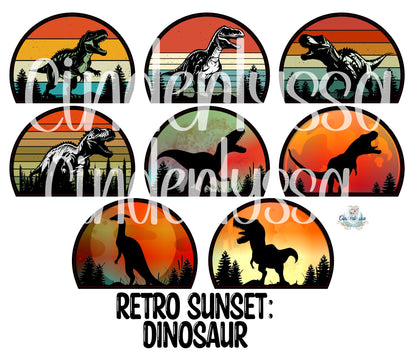 Retro Sunset Cardstock Silicone Mold, Aroma Bead Molds, Premium Cardstock Images