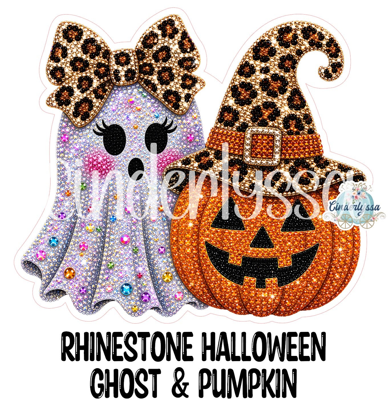 Rhinestone Halloween Ghost and Pumpkin Cardstock Silicone Mold, Aroma Bead Molds, Premium Cardstock Images