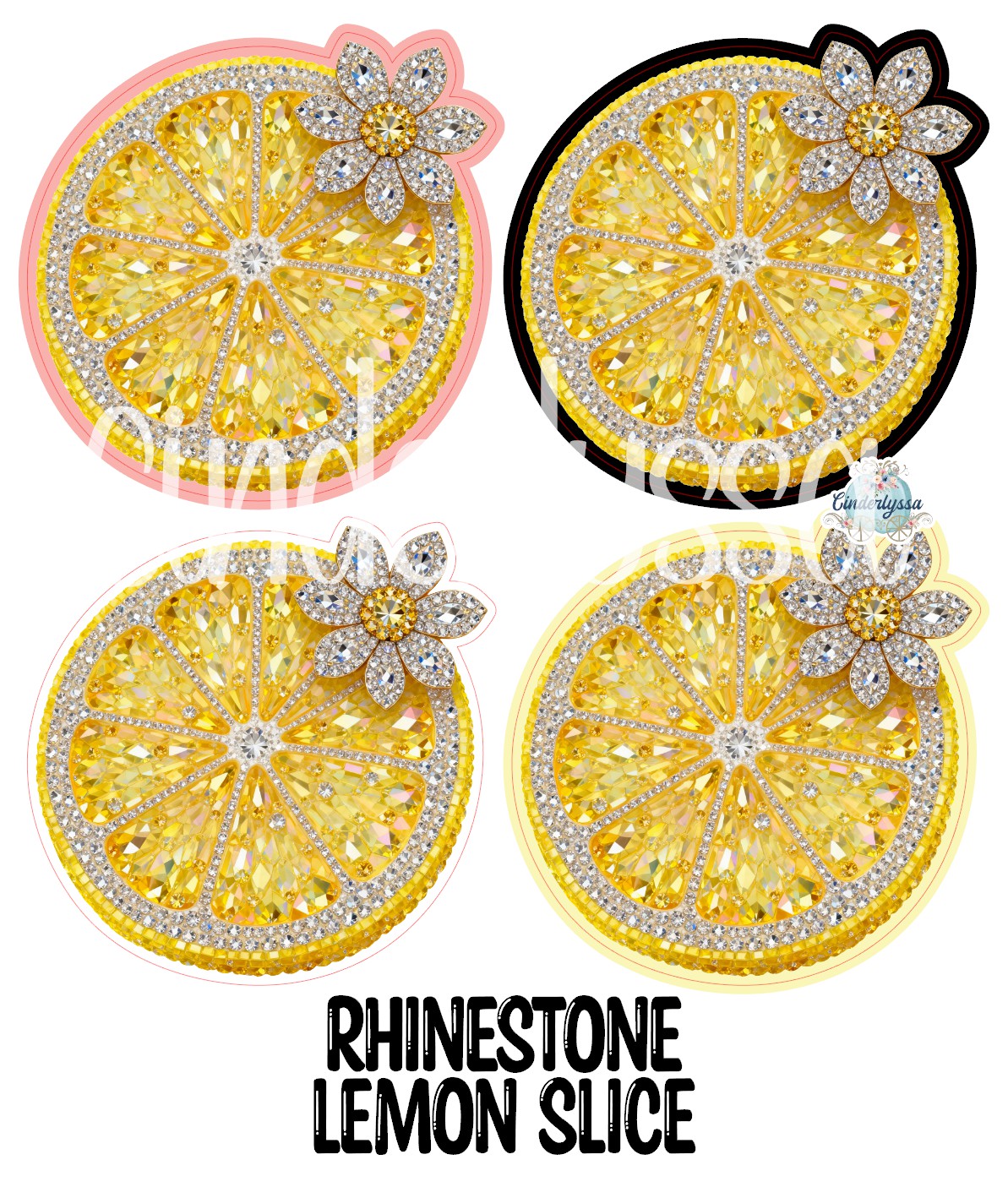 Rhinestone Lemon Slice Cardstock Silicone Mold, Aroma Bead Molds, Premium Cardstock Images