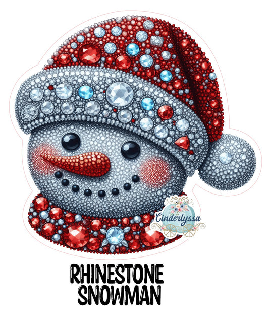 Rhinestone Snowman Cardstock Silicone Mold, Aroma Bead Molds, Car Freshies, Premium Cardstock Images