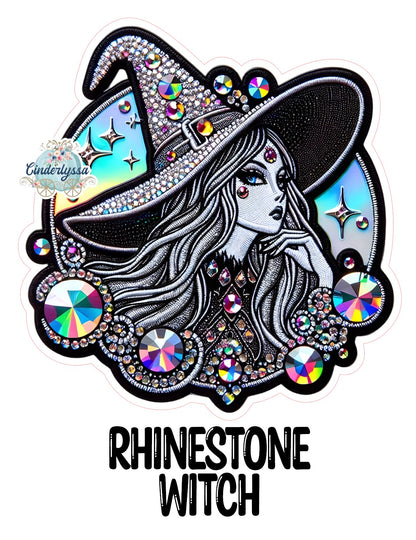 Rhinestone Witch Cardstock Silicone Mold, Aroma Bead Molds, Car Freshies, Premium Cardstock Images