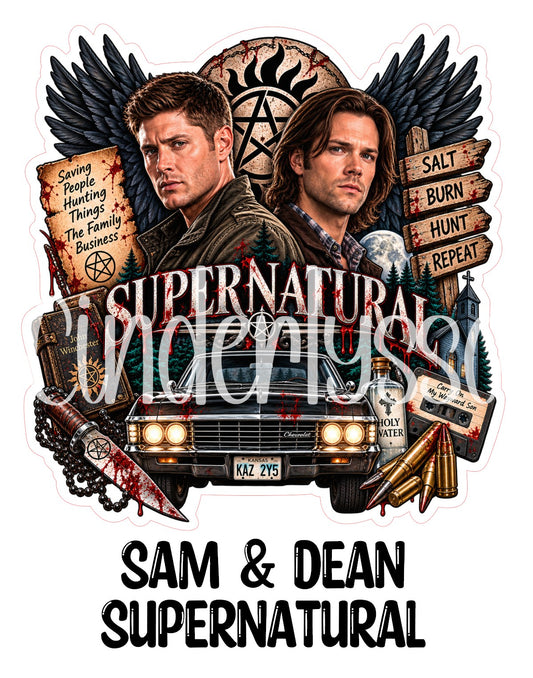 Sam and Dean Supernatural Cardstock Silicone Mold, Aroma Bead Molds, Car Freshies, Premium Cardstock Images