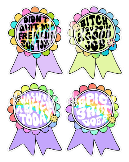 Sassy Award Ribbon Cardstock Silicone Mold, Aroma Bead Molds