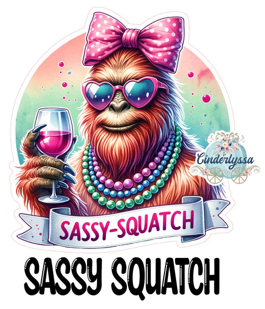 Sassy Squatch Cardstock Silicone Mold, Aroma Bead Molds, Premium Cardstock Images