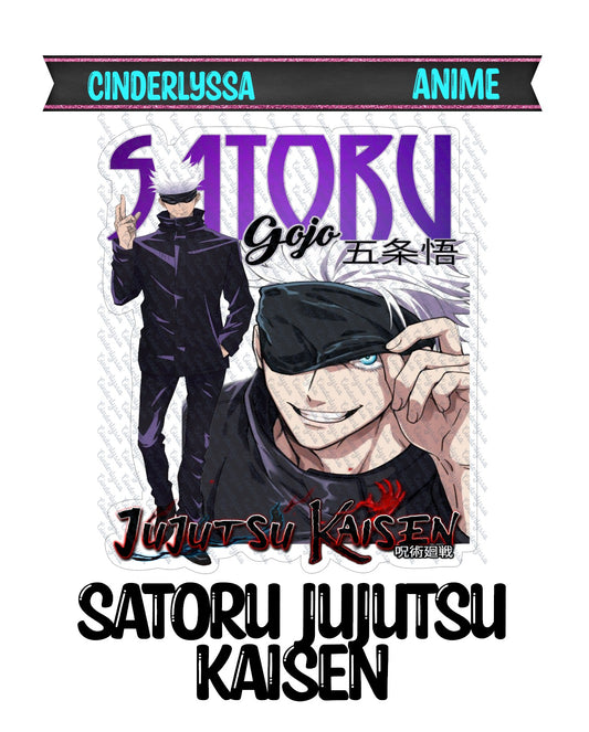 Satoru Jujutsu Kaisen: Anime Cardstock Silicone Mold, Aroma Bead Molds, Premium Cardstock Images