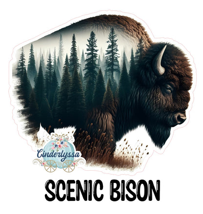 Scenic Bison Cardstock Silicone Mold, Aroma Bead Molds, Premium Cardstock Images